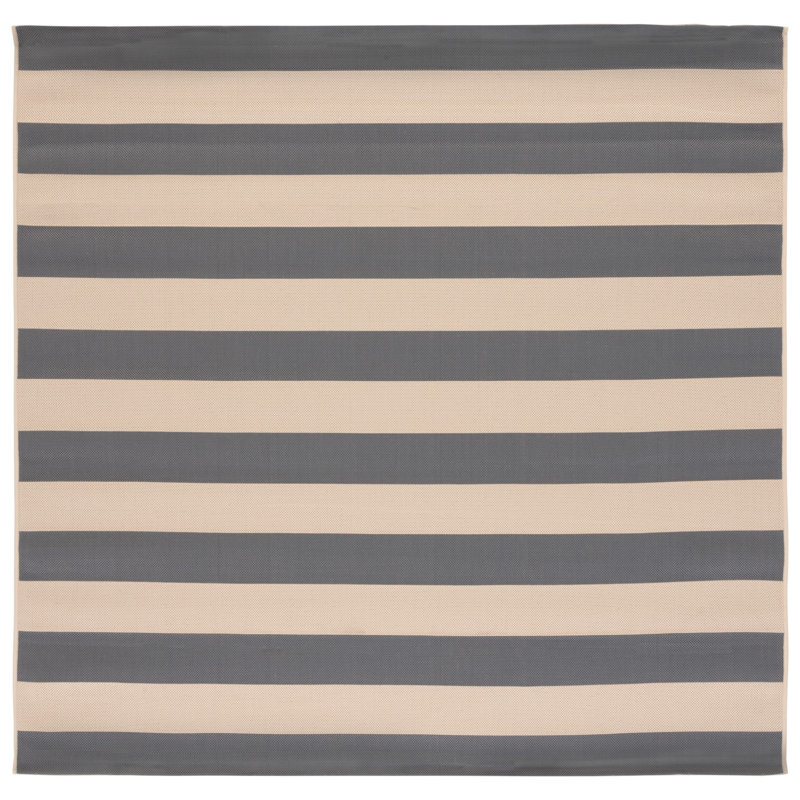 Tapis d'intérieur / extérieur à rayures Durain Performance, Carré 6 pi 7 po
