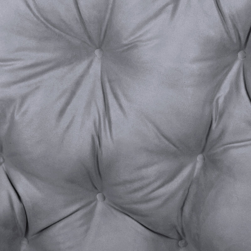 Indoor Papasan Seat Cushion, 45 X 6 Inches, Gray