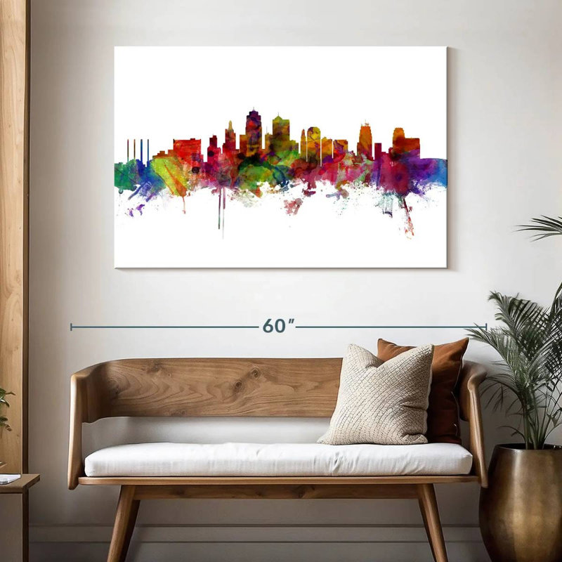 Rorry Kansas City Missouri Skyline VI, 32" H x 48" W