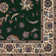 Alminus Isfahan Emerald Oriental Area Rug