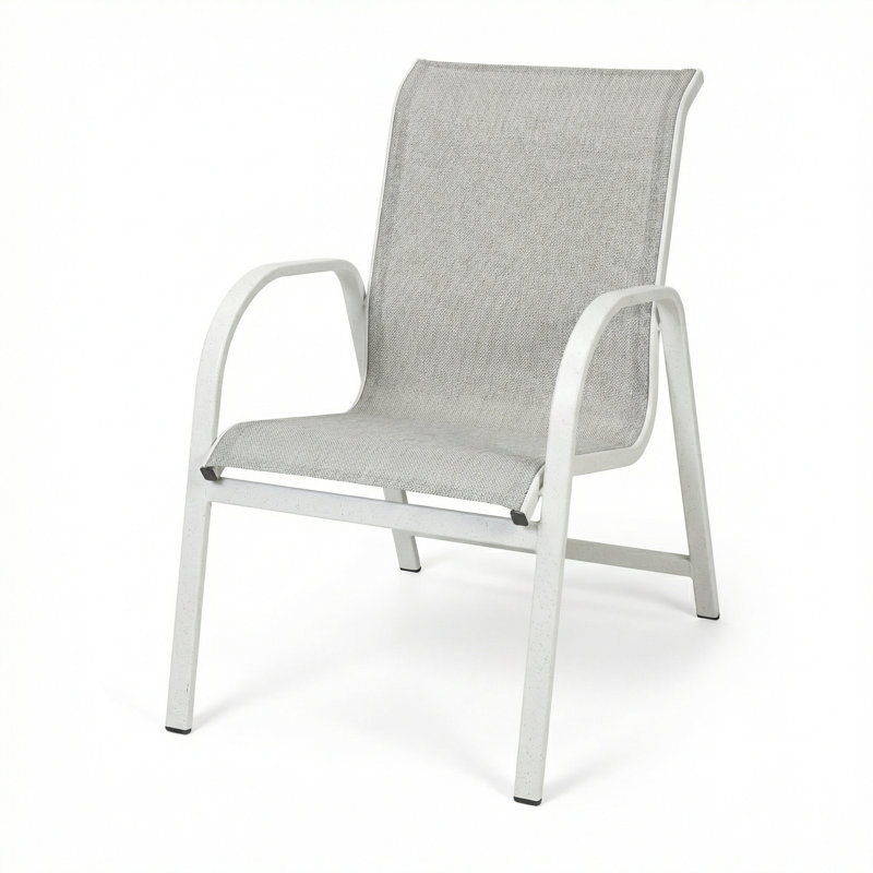 Fauteuil d'extérieur Windward Ocean Breeze, Harnais Augustine Alloy II / blanc rivière