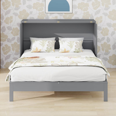 Full Size Murphy Bed With Large Storage Drawers – Space-Saving Bed & Organizer In One