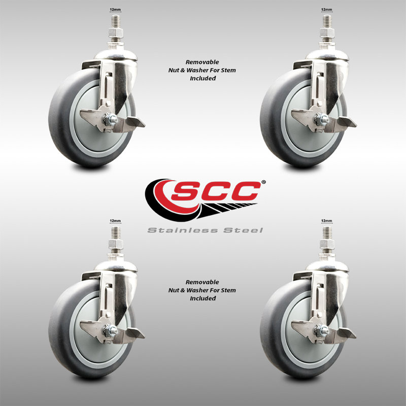 Thermoplastic Rubber Casters