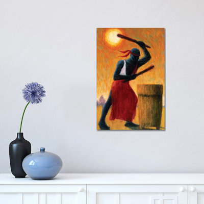 The Drummer by Tilly Willis - Wrapped Canvas Painting