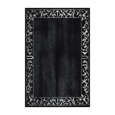 Obsidian Whorl Rug