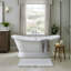 Baignoire de trempage en acrylique autoportante L 69 po x l 30 po