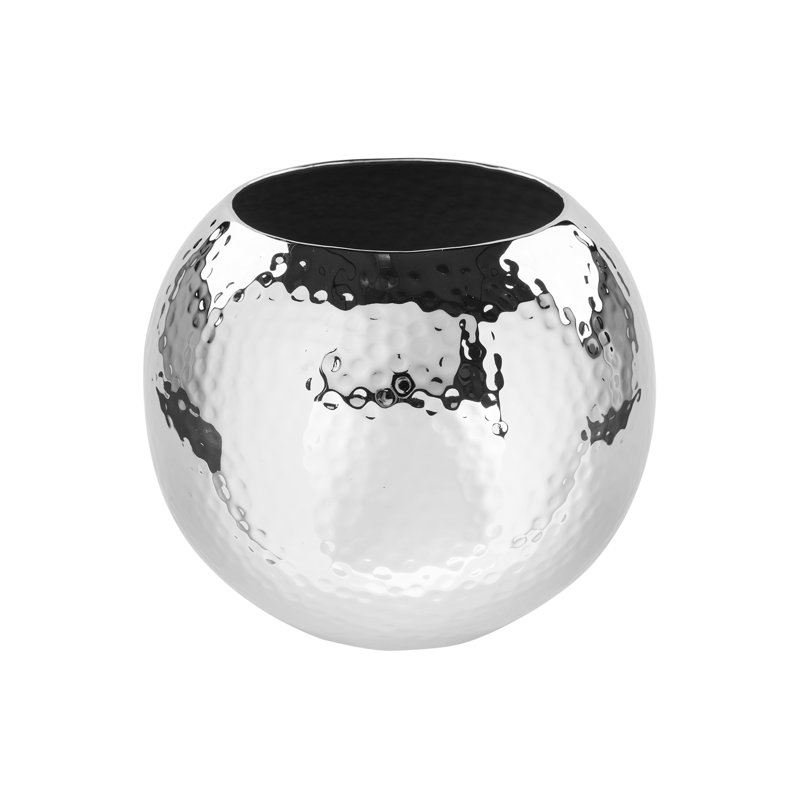 Moon Handmade Metal Table Vase, 20cm H x 25cm W x 25cm D