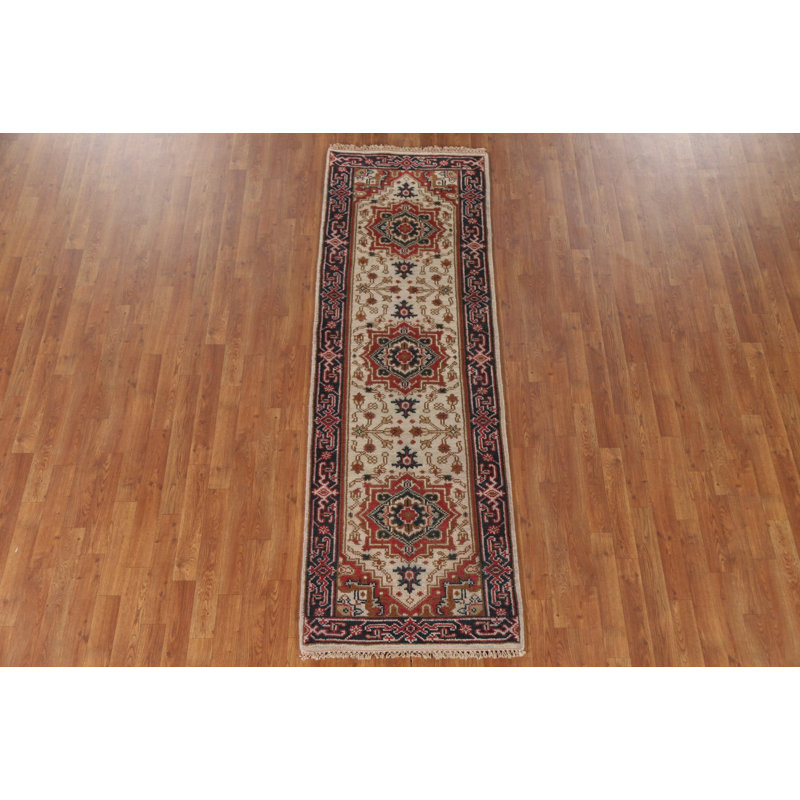 Tapis de couloir oriental géométrique 3x8