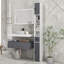 Alaunah Freestanding Linen Cabinet