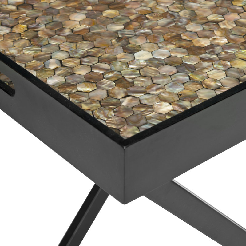 Table de bout Abba, Brun