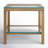 Sawin Glass Top End Table