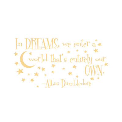 Adhésif décoratif «In Dreams We Entrée»