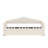 Upholstered Twin Size Daybed With Adjustable Height Pop Up Trundle Twin Bed And USB & Type-C Charging Port, Day Bed Frame With 2 Side Pockets, No Box-Spring Needed-1945604750