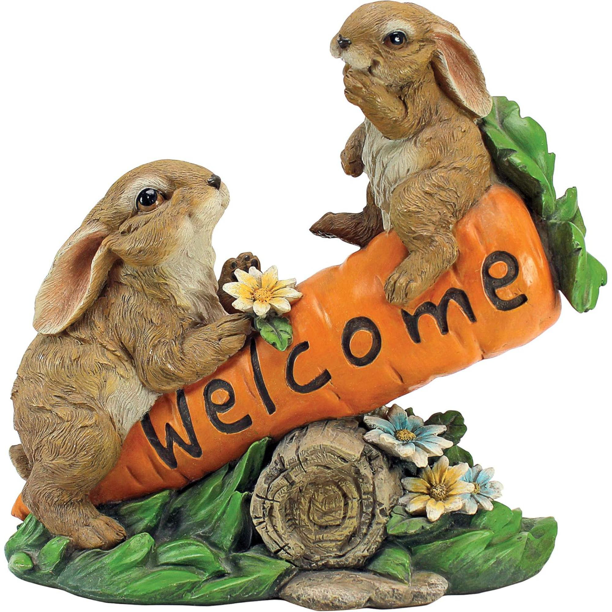 August Grove® Toscano HF317387 Bunny Bunch Rabbits Outdoor Garden ...
