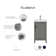 Finkbeiner 20'' Single Bathroom Vanity with Ceramic Top