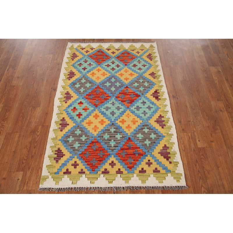 Multolor Kilim Oriental Accent Rug 3x4