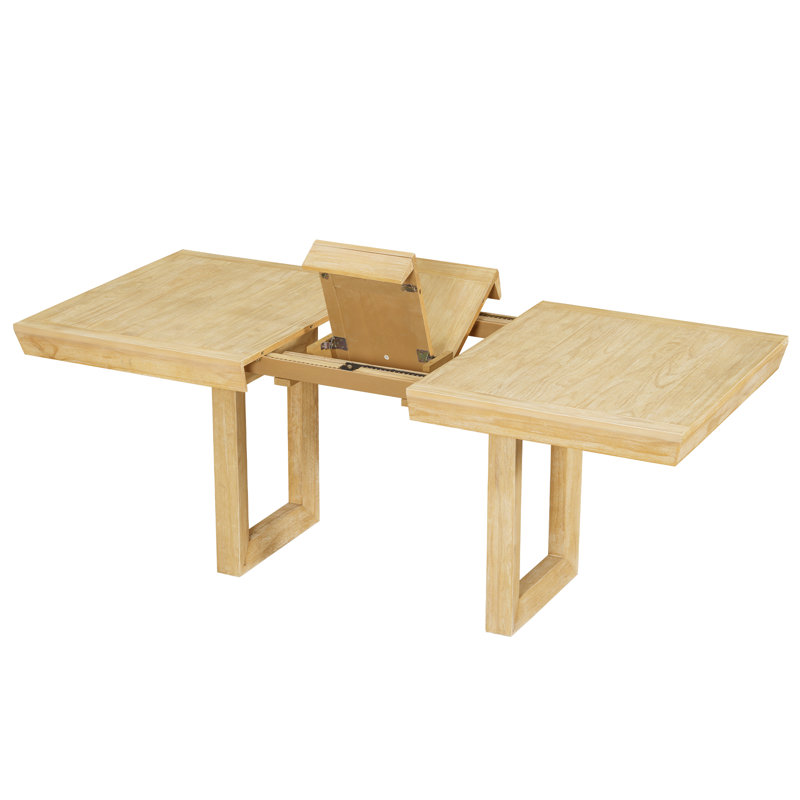 Ensemble de table de salle à manger extensible 72 pièces avec rallonge papillon de 12 pouces et 6 tables de salle à manger TopMAX