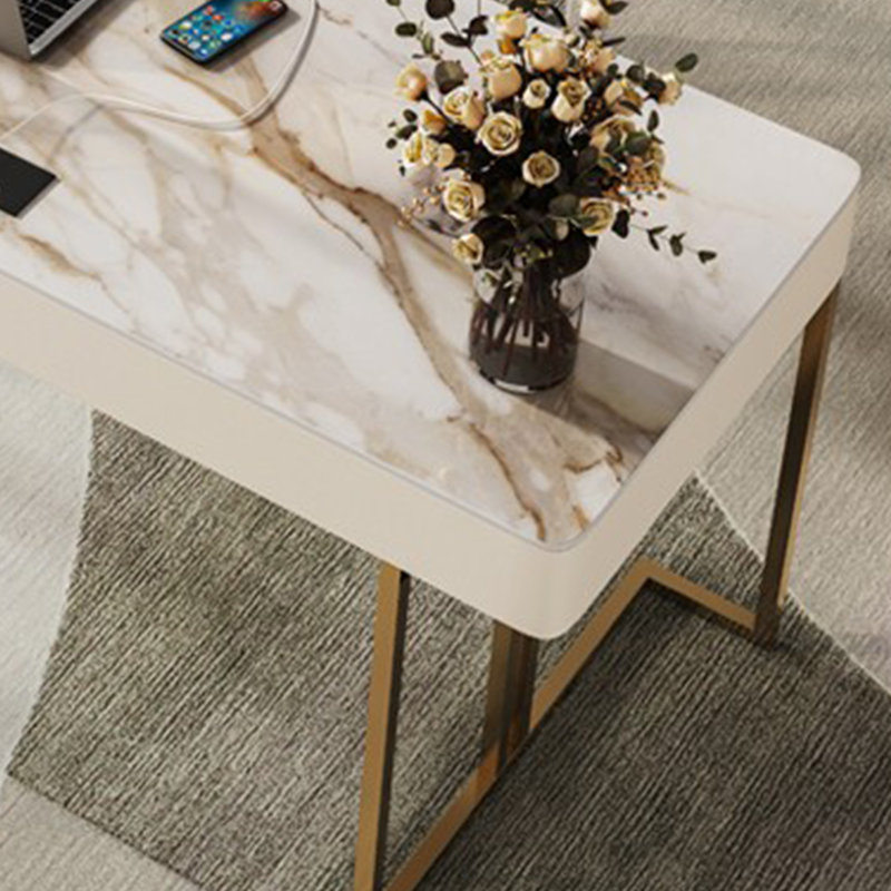 Sophisticated and Refined Desk, 29.52" H x 62.99" W x 23.62" D