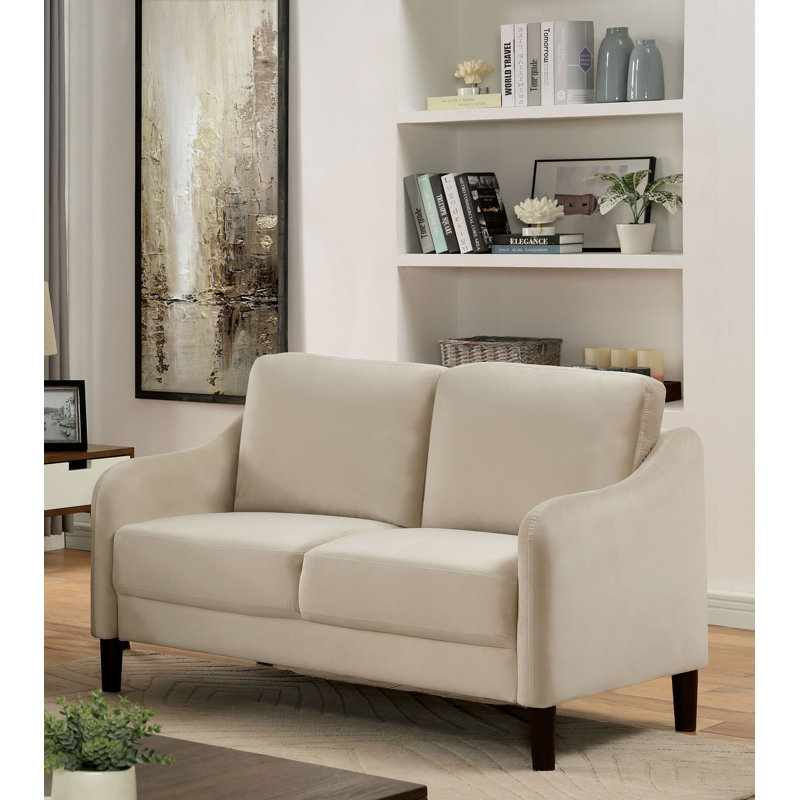 Causeuse Heffington Aliyah, 100 % polyester beige