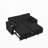 Black Fabric Sleeper Sofa Bed-2059857748