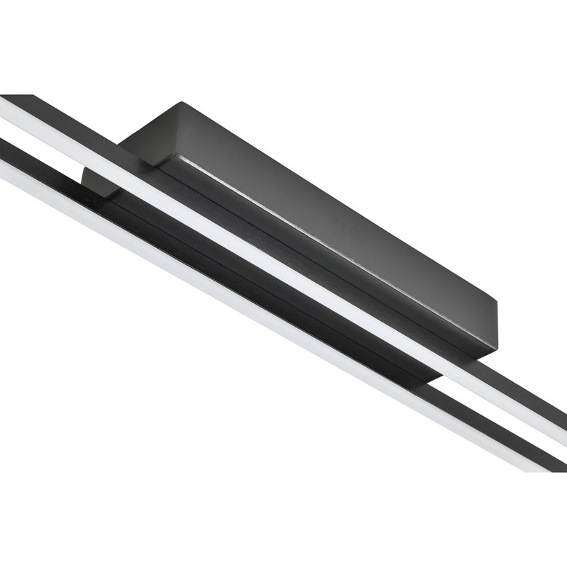 Designer Metal Kitchen LED 89Cm Ceiling Light Fitting By , Matte Black