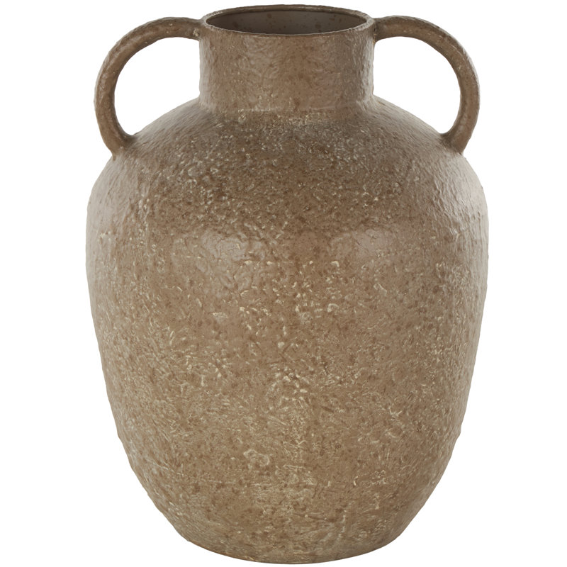 Vase décoratif en métal d'inspiration antique Cole and Grey