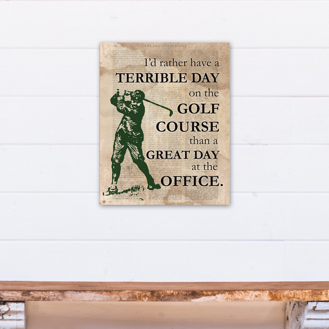 " Golf Humor " Winston Porter