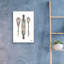  «Floral Bake Tools» par Michele Norman, art mural en verre acrylique, 16 po x 24 po-563644796