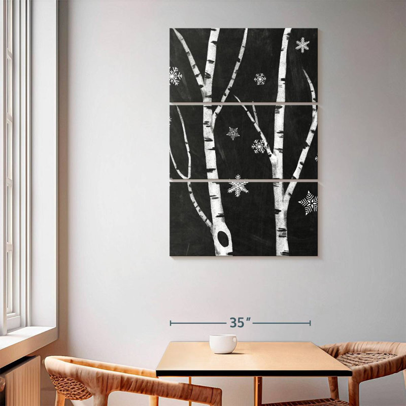 Harnek Snowy Birches, H 65 po x l 42 po