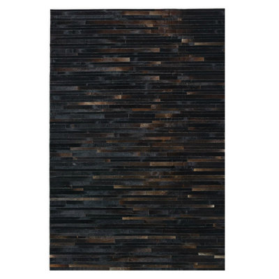 Barack Cowhide Striped Indoor Rug