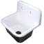 22" L X 18" W Wall Mount Service Sink with drain-80824838