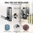 VEVOR Smart Lock 5-in-1 Fingerprint Smart Door Knob with App Control Bluetooth
