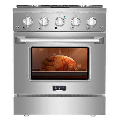 Empava 30 " 4.2 Natural Gas Slide-In with Grate Cooktop