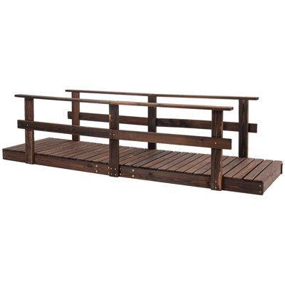 Pont de jardin en bois