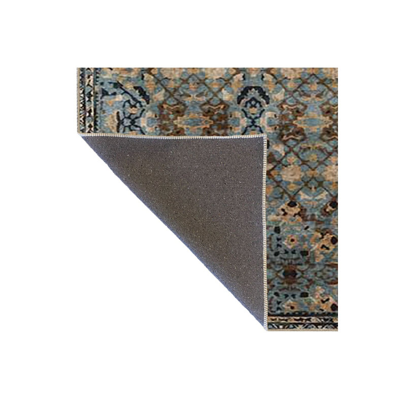 Abstract Ethnic Patterned Modern Decorative Rug, Runner 4'11" x 9'10" Rug Pad Included