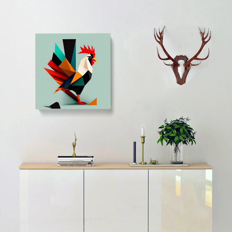 Modern Wall Art - Wrapped Canvas, 35cm H x 35cm W x 3cm D