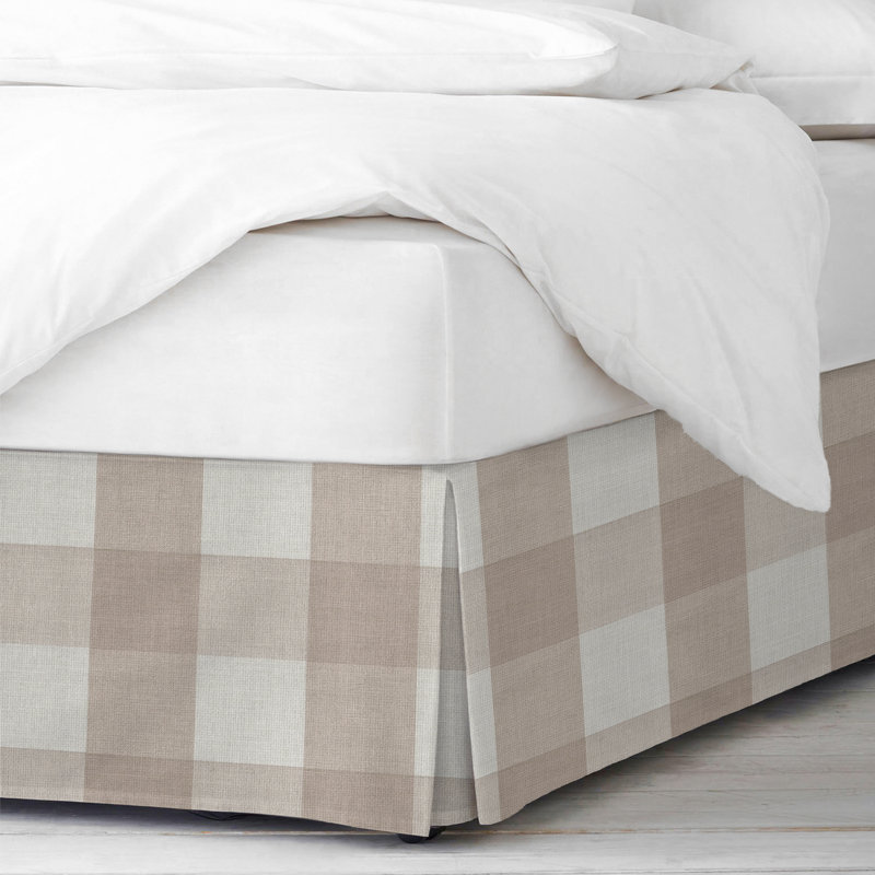 Walker Buffalo Bedskirt, California King, Natural