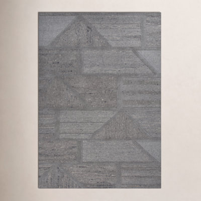 Sellman Hand-Tufted Geometric Wool Rug