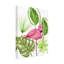 Toile d'extérieur Melissa Wang «Tropical Flamingo II»-87945665