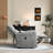 Malkit Chenille Upholstered Ergonomics Power Recliner-668114306
