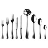 Perla 75 - Piece Stainless Steel Flatware Set - Service for 12