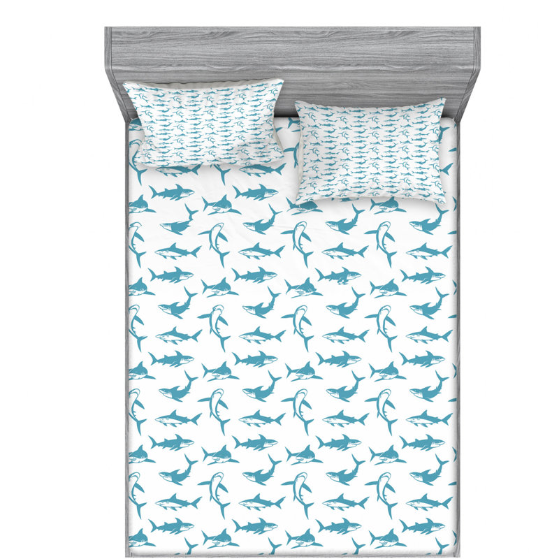 Microfiber Sheet Set, Full Sheet Set with Fitted Sheet