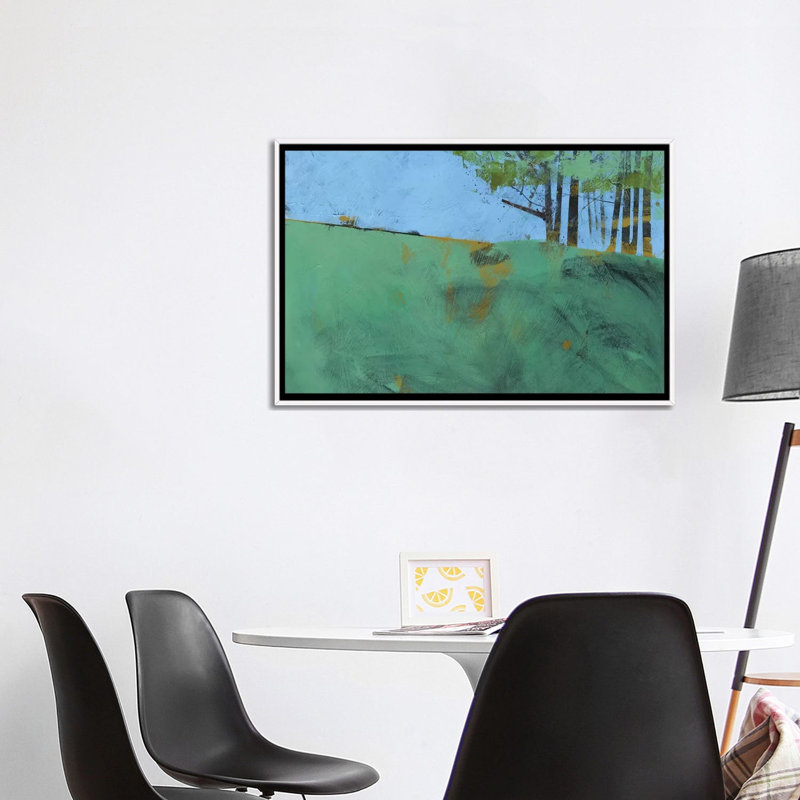 « token trees three » par paul bailey-reproduction d’art, H 32 po x l 48 po x P 1,5 po, Toile blanche encadrée