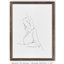 «Nude Contour S Croquis I» par Paul Cezanne - Reproduction d'art sur toile encadrée-327044510-327081335-327081333