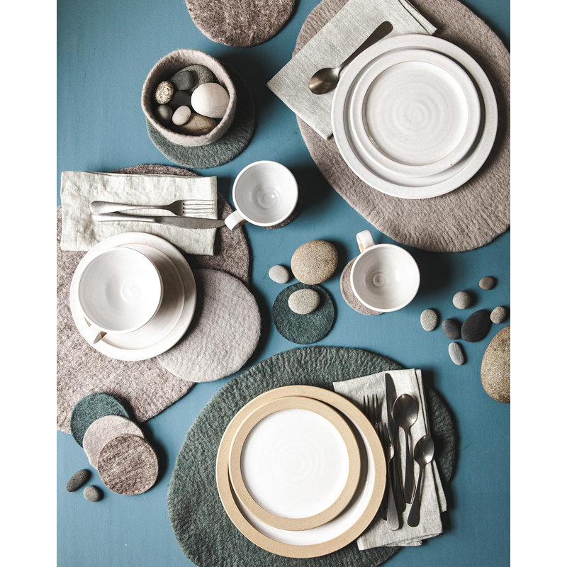 Artisan Handmade 100% Wool Decorative Bowl Set