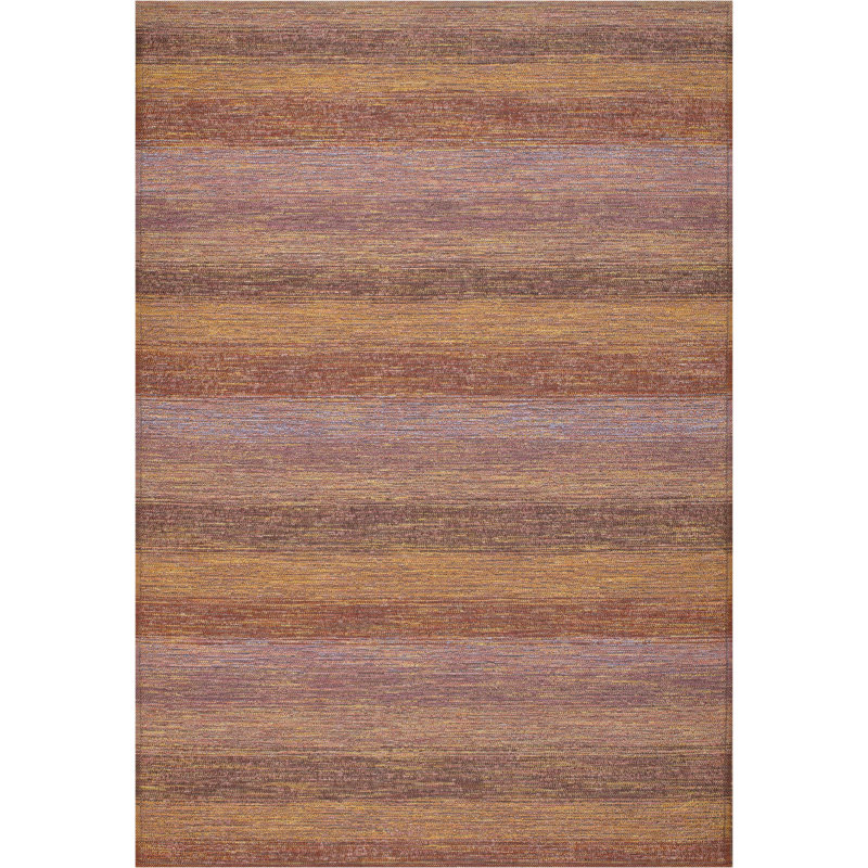 Striped Indoor / Outdoor Rug, Rectangle 6'7" x 9'6"
