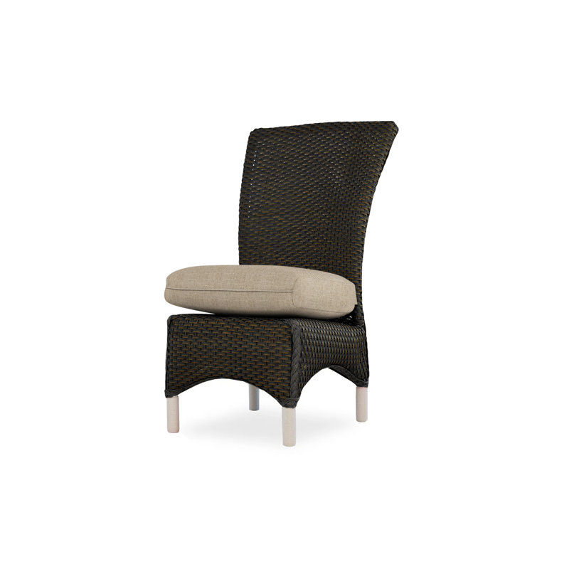 Mandalay Outdoor Dining Armchair, Rumba Straw, Mink