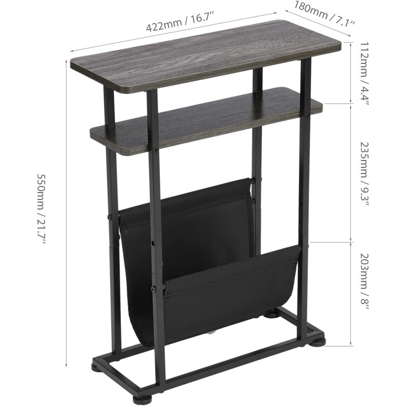 End Table, Grey