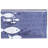 Tabletop Glass Plaque Fish Rescued Blue