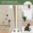Gabbey 75'' Tall Storage Cabinet With Led Light